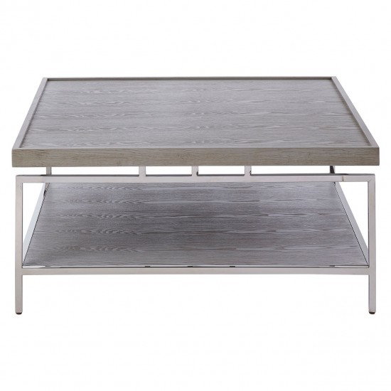 Hawkins Ash and Silver Coffee Table 