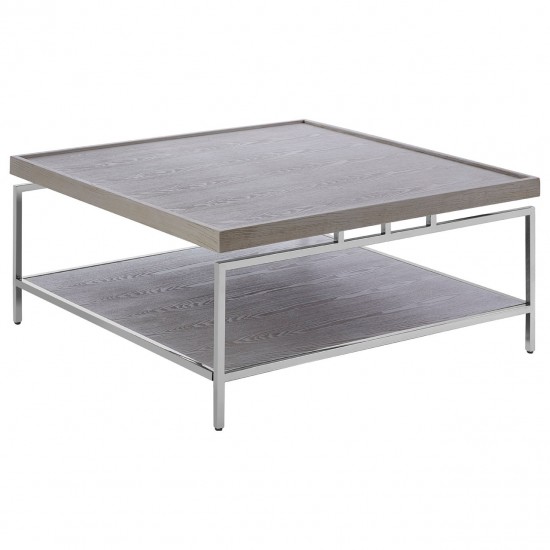 Hawkins Ash and Silver Coffee Table 