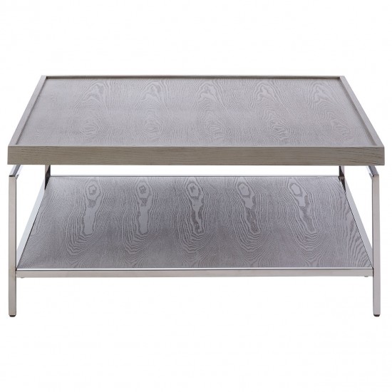 Hawkins Ash and Silver Coffee Table 