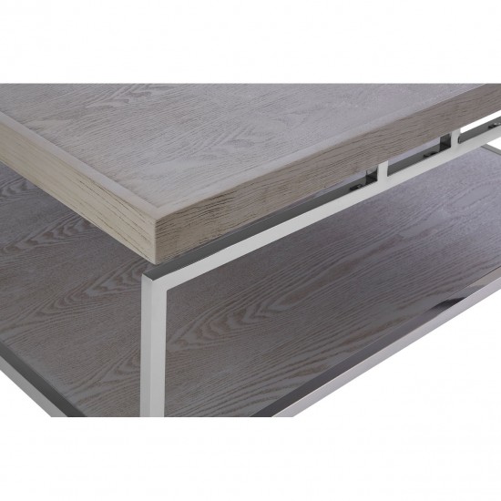 Hawkins Ash and Silver Coffee Table 