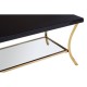 Brach 11 Black and Gold Finish Coffee Table