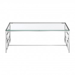 Stratus Chrome Finish Rectangle Base CoffeeTable