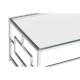 Stratus Chrome Finish Rectangle Base CoffeeTable