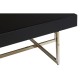Astoria Black Gloss and Gold Finish Coffee Table 