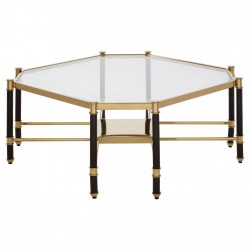 Earl Champagne And Black Coffee Table