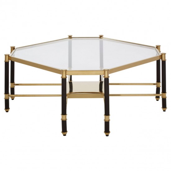 Earl Champagne And Black Coffee Table