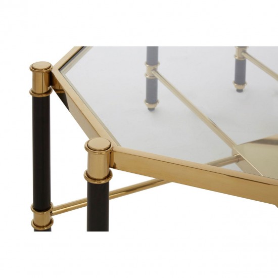 Earl Champagne And Black Coffee Table