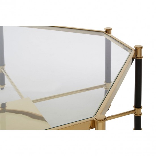 Earl Champagne And Black Coffee Table