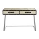 Soho Blond Cow Hide Console Table