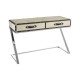 Soho Blond Cow Hide Console Table