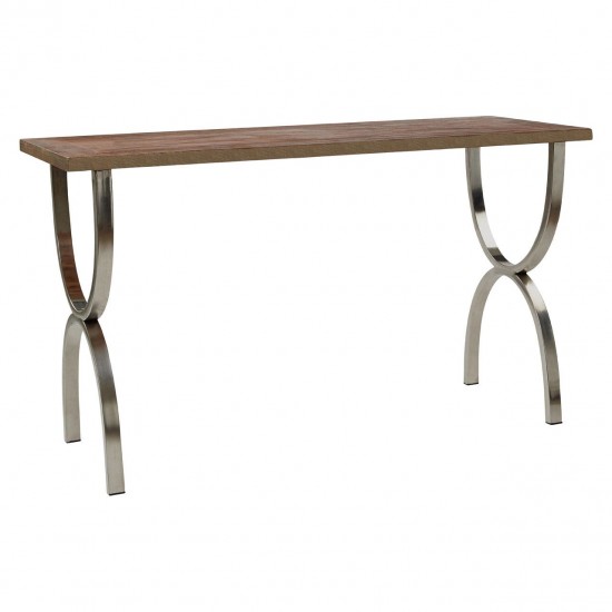 Hoboken Wood And Steel Console Table 