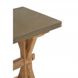 Tuscany Wood And Grey Console Table