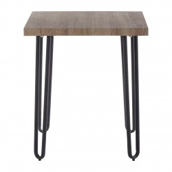 Harlem Wood And Iron Side Table 