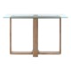 Tribeca Glass And Wood Console Table 