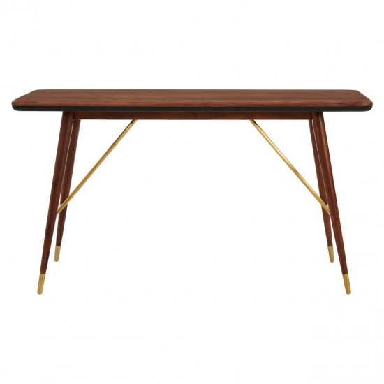 Rogano Walnut Console Table 