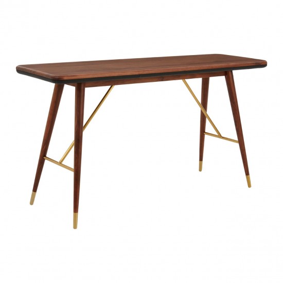 Rogano Walnut Console Table 
