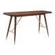Rogano Walnut Console Table 