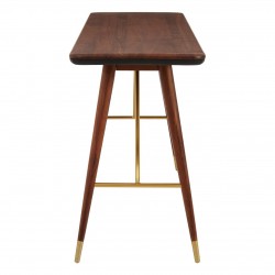 Rogano Walnut Console Table 