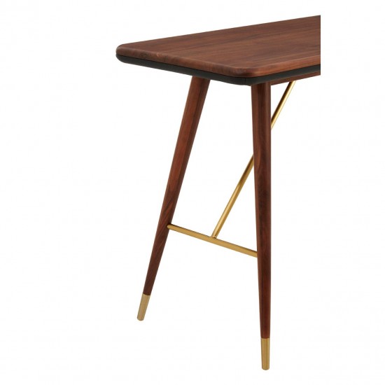 Rogano Walnut Console Table 
