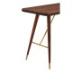 Rogano Walnut Console Table 