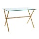 Knot Antique Gold Console Table 