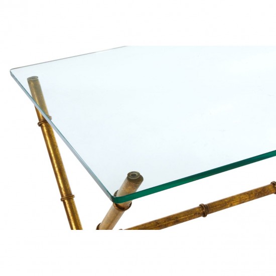 Knot Antique Gold Console Table 