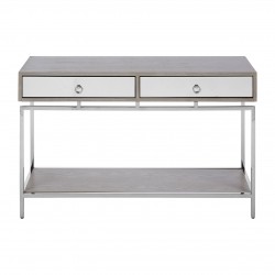 Hawkins Ash and Silver Console Table 