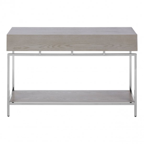 Hawkins Ash and Silver Console Table 