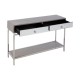Hawkins Ash and Silver Console Table 