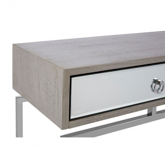 Hawkins Ash and Silver Console Table 