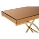 Kingston Brown Glass and Gold Finish Console Table