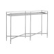 Ashbury Silver And Mirrored Glass Finish Console Table