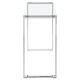 Stratus Chrome And Glass Minimal Console Table