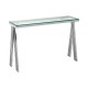 Albany Chrome And Glass Console Table 