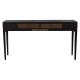 Errigal Dark Oak and Black Console Table