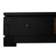 Errigal Dark Oak and Black Console Table