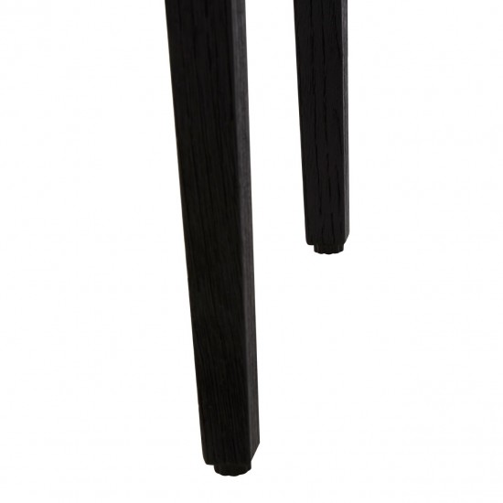 Errigal Dark Oak and Black Console Table