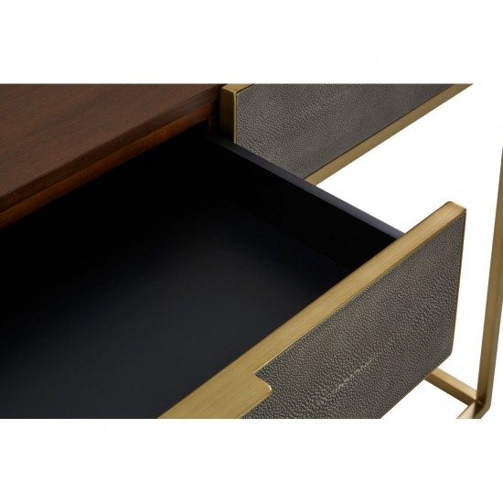 Brompton Shagreen Console Table 