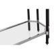 Earl Chrome And Black Console Table 