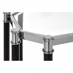 Earl Chrome And Black Console Table 