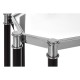 Earl Chrome And Black Console Table 