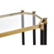 Earl Champagne And Black Console Table