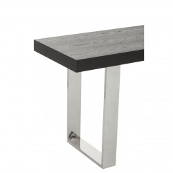 Milan Black Elm Console Table 