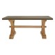 Tuscany Wood And Grey Dining Table