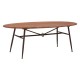 Rogano Industrial Walnut Dining Table 
