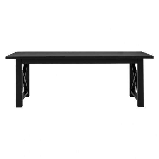 Tuscany Black Oak Dining Table 