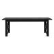 Tuscany Black Oak Dining Table 