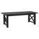 Tuscany Black Oak Dining Table 