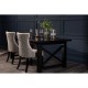 Tuscany Black Oak Dining Table 