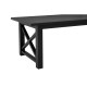 Tuscany Black Oak Dining Table 